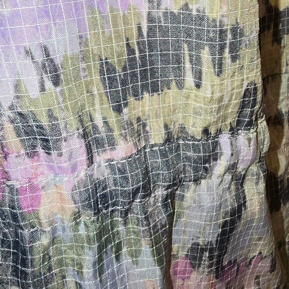 Roseanna Polaroid Technique Paolo Trench Light Coat Multi Color Metallic NEW - Picture 12 of 16